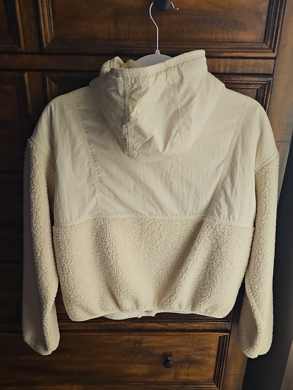 OFFLINE By Aerie Womens XS Super Cute Jacket!! Ivory And Fleece! Nwots - Picture 8 of 9